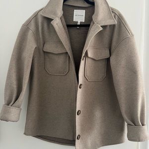 Womens brown shacket